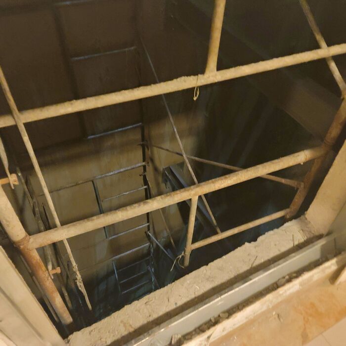 After Several Months And This Appartment Reaching 80% Occupancy, This Hole Is Still Wide Open For Anyone To Just, Fall Into