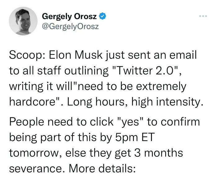 Long Hours, High Intensity