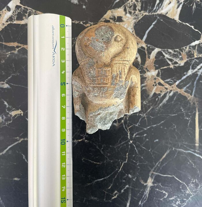 Found This In The Desert Near The Great Pyramids Of Giza