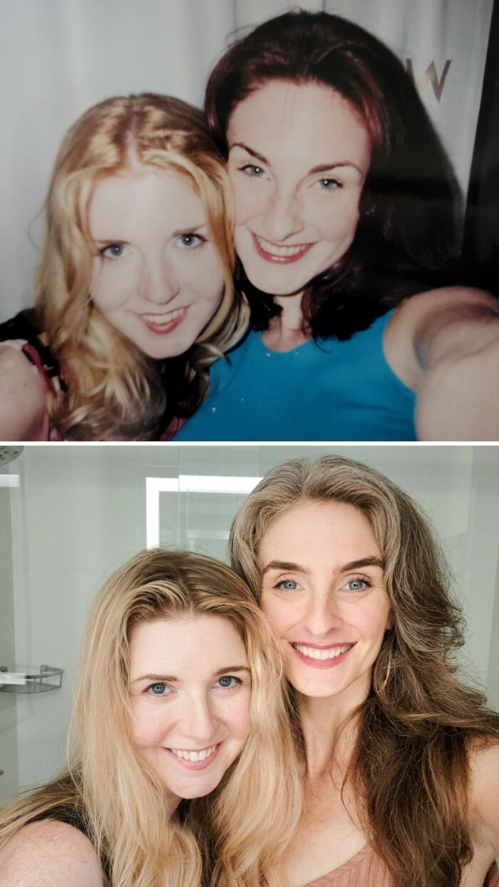 Me & My Bff, Taken 20 Years Apart