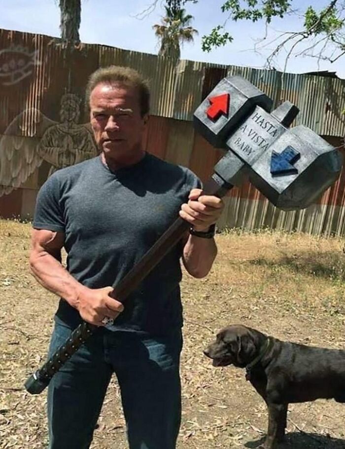 Arnold, Guardian Of The Front Page