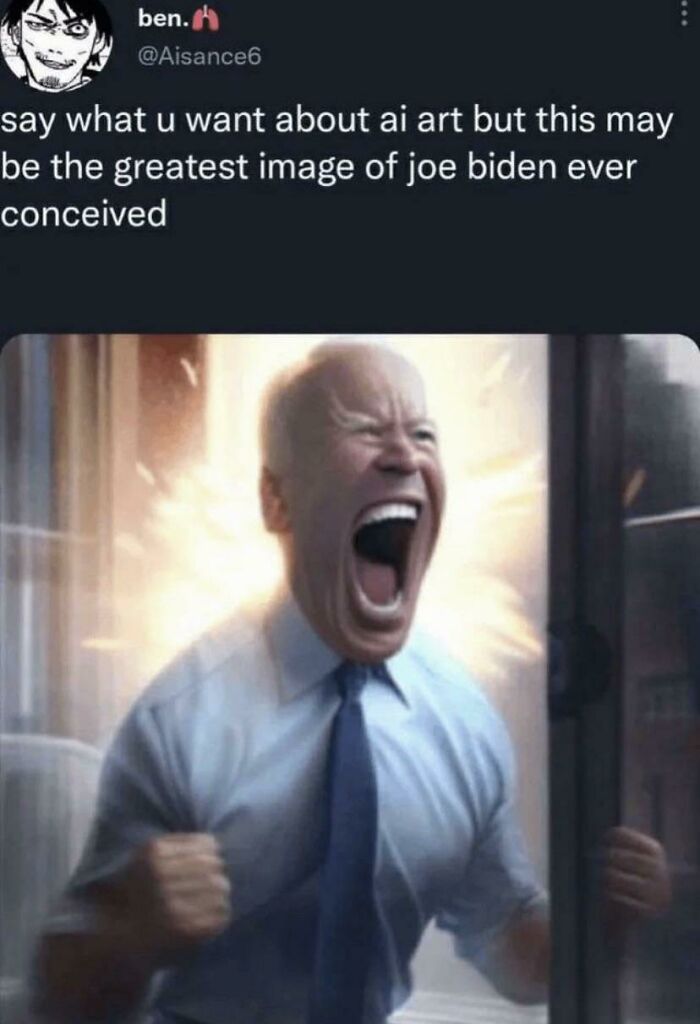 Joe Biden, The Shrieker