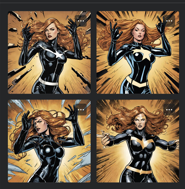 Prompt An Ai 🤖 Tool Of The Minute With “Draw A Female Adhd Superhero”