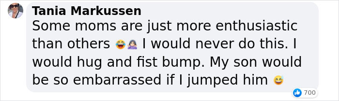 Proud Mom Claps Back After Photo Of Her Hugging Son Post-Game Raises Eyebrows Proud Mom Claps Back After Photo Of Her Hugging Son Post-Game Raises Eyebrows