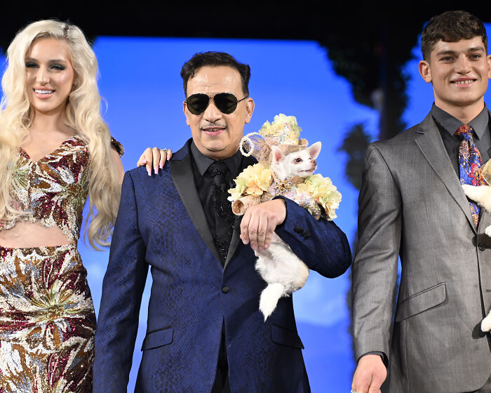 Anthony Rubio Nyfw: Grand Finale With Kimba, A Chihuahua