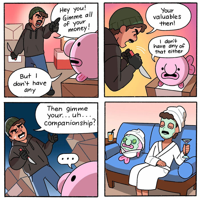 A Comic About A Robber