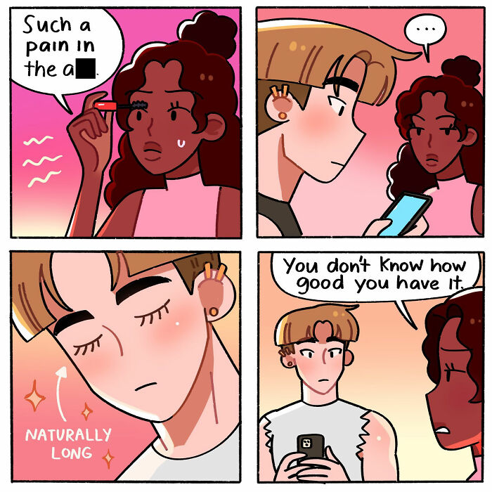 A Comic About Eyelashes