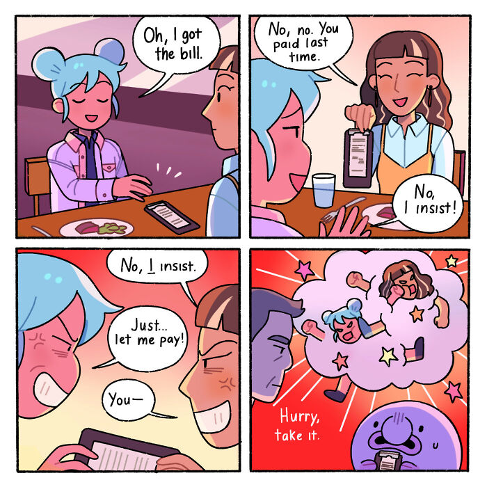 A Comic About Paying The Bill