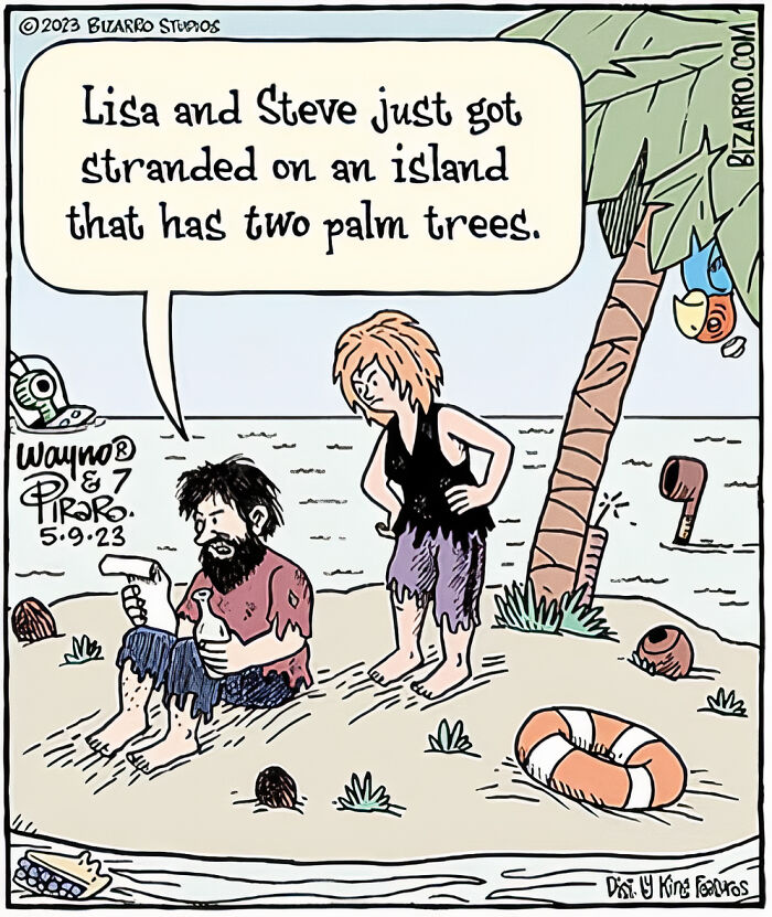 Artist Illustrates Bizarre And Absurd Situations In Humor Comics (New Comics)