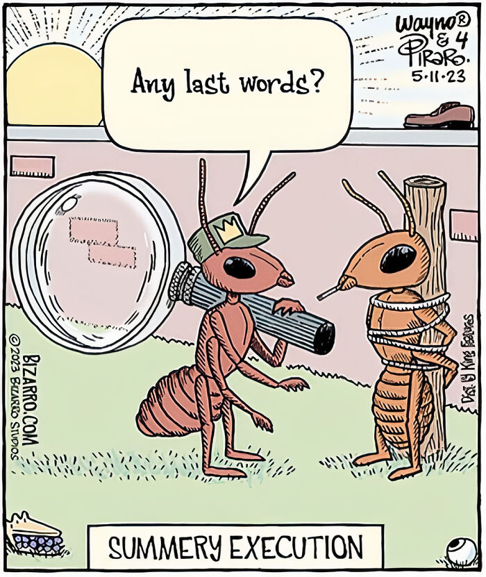 Artist Illustrates Bizarre And Absurd Situations In Humor Comics (New Comics)