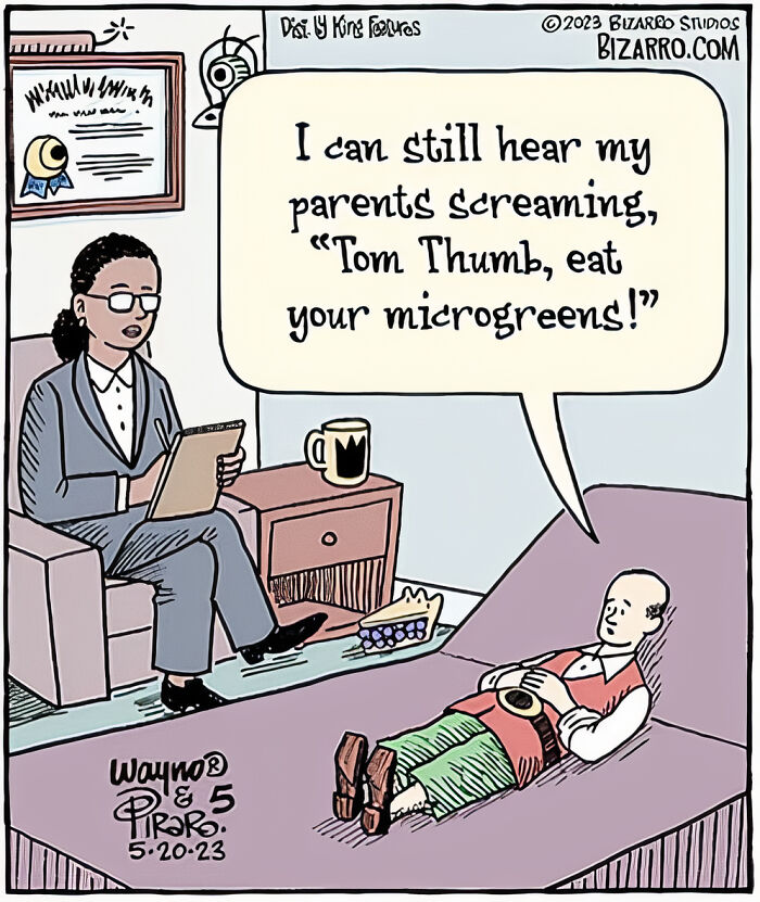 Artist Illustrates Bizarre And Absurd Situations In Humor Comics (New Comics)