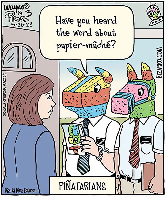 Artist Illustrates Bizarre And Absurd Situations In Humor Comics (New Comics)