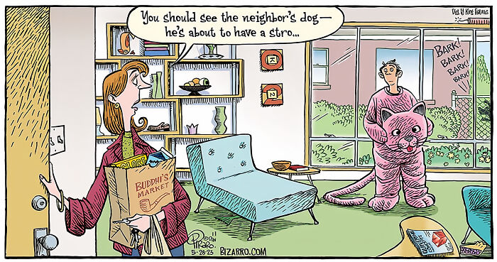 Artist Illustrates Bizarre And Absurd Situations In Humor Comics (New Comics)