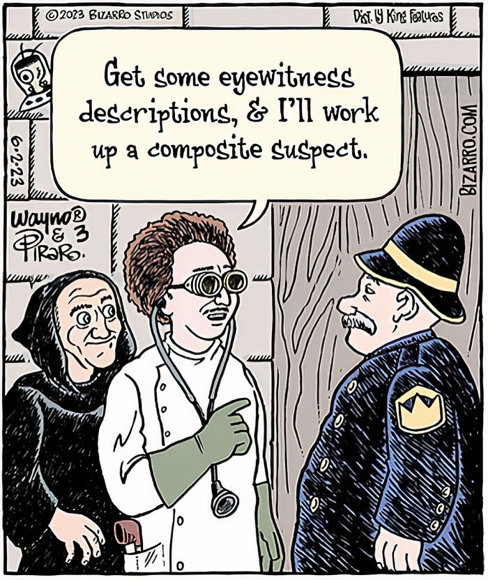 Artist Illustrates Bizarre And Absurd Situations In Humor Comics (New Comics)