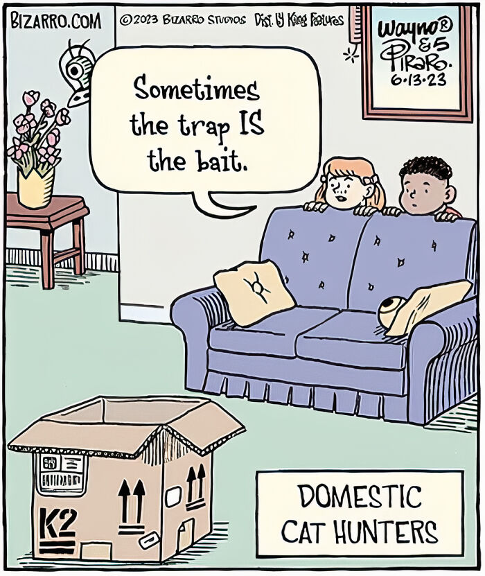 Artist Illustrates Bizarre And Absurd Situations In Humor Comics (New Comics)