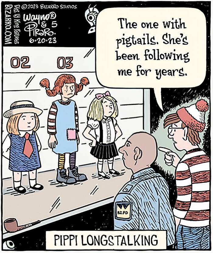 Artist Illustrates Bizarre And Absurd Situations In Humor Comics (New Comics)