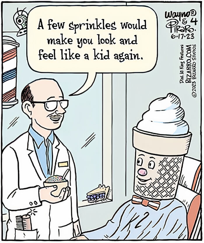 Artist Illustrates Bizarre And Absurd Situations In Humor Comics (New Comics)