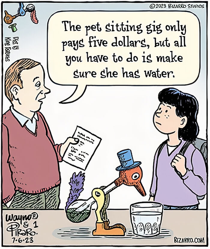 Artist Illustrates Bizarre And Absurd Situations In Humor Comics (New Comics)