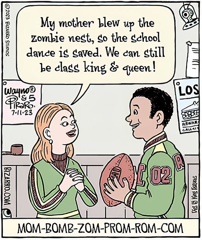 Artist Illustrates Bizarre And Absurd Situations In Humor Comics (New Comics)