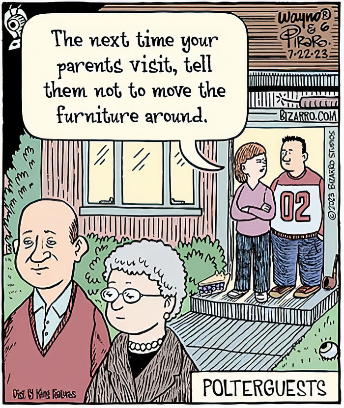 Artist Illustrates Bizarre And Absurd Situations In Humor Comics (New Comics)