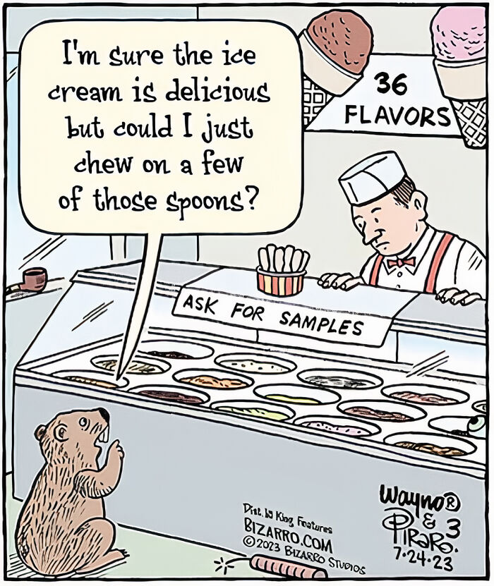 Artist Illustrates Bizarre And Absurd Situations In Humor Comics (New Comics)