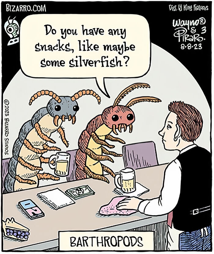 Artist Illustrates Bizarre And Absurd Situations In Humor Comics (New Comics)