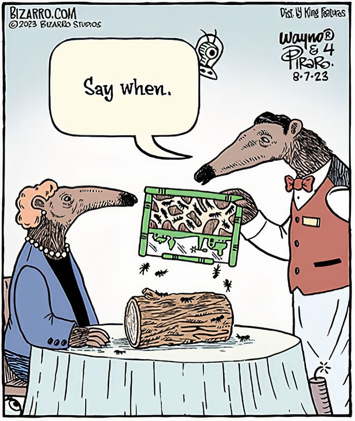 Artist Illustrates Bizarre And Absurd Situations In Humor Comics (New Comics)