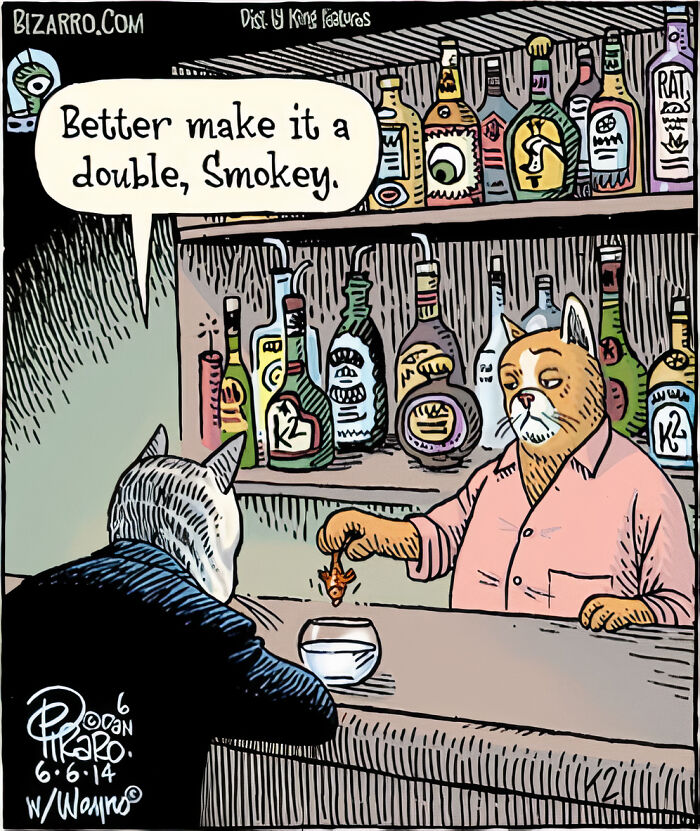 Artist Illustrates Bizarre And Absurd Situations In Humor Comics (New Comics)