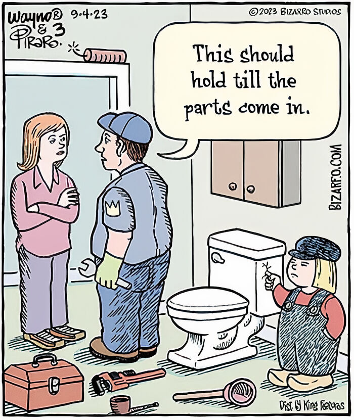 Artist Illustrates Bizarre And Absurd Situations In Humor Comics (New Comics)