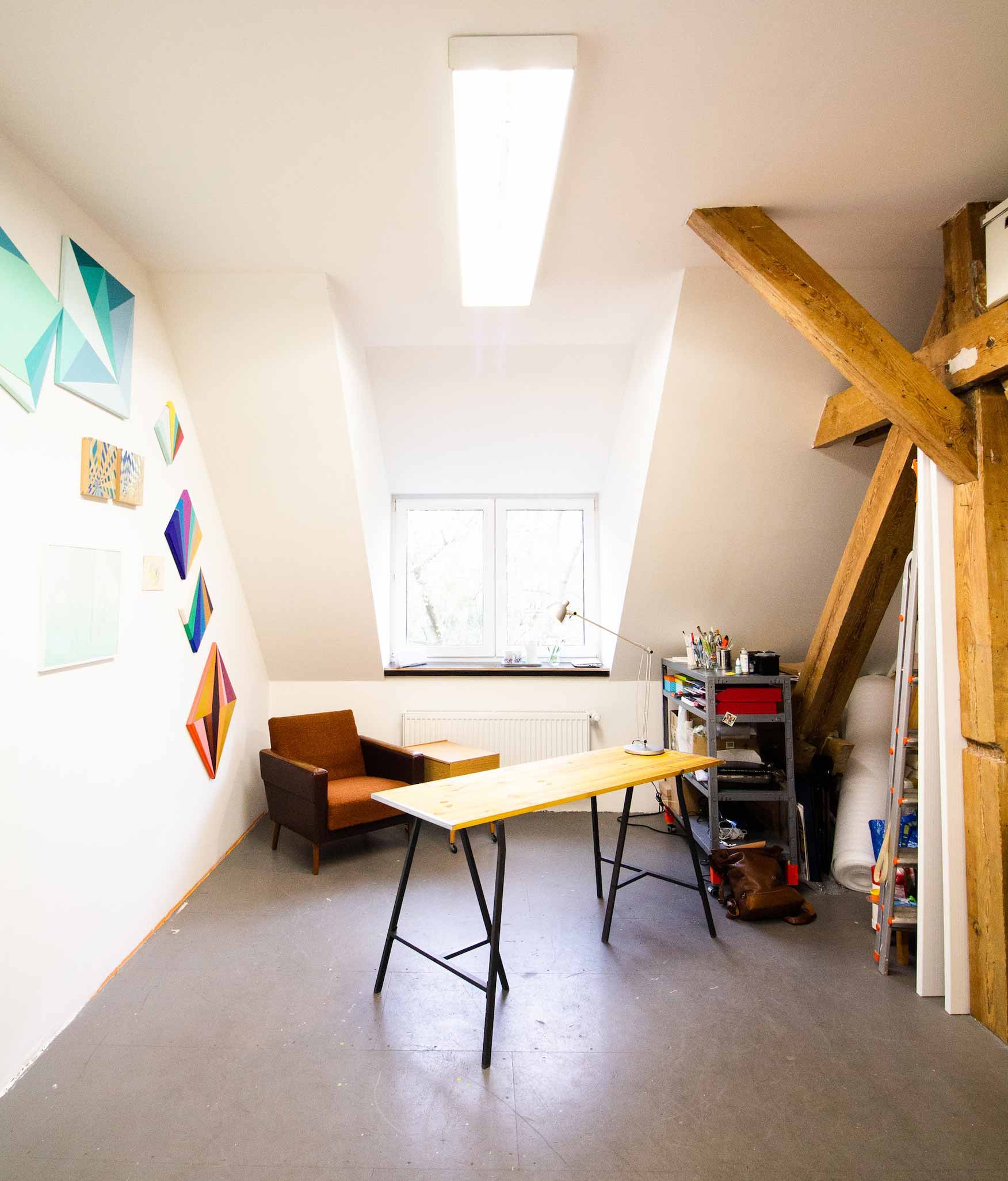 Attic studio