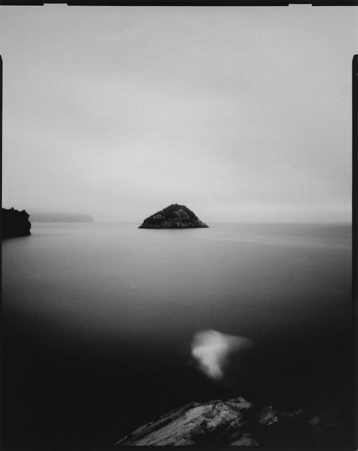 A picture of a hilly island