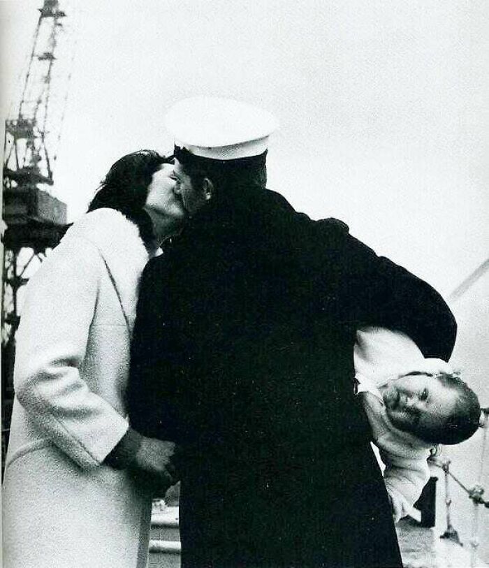 Sailor Returns Home After 14 Months At Sea. 1966