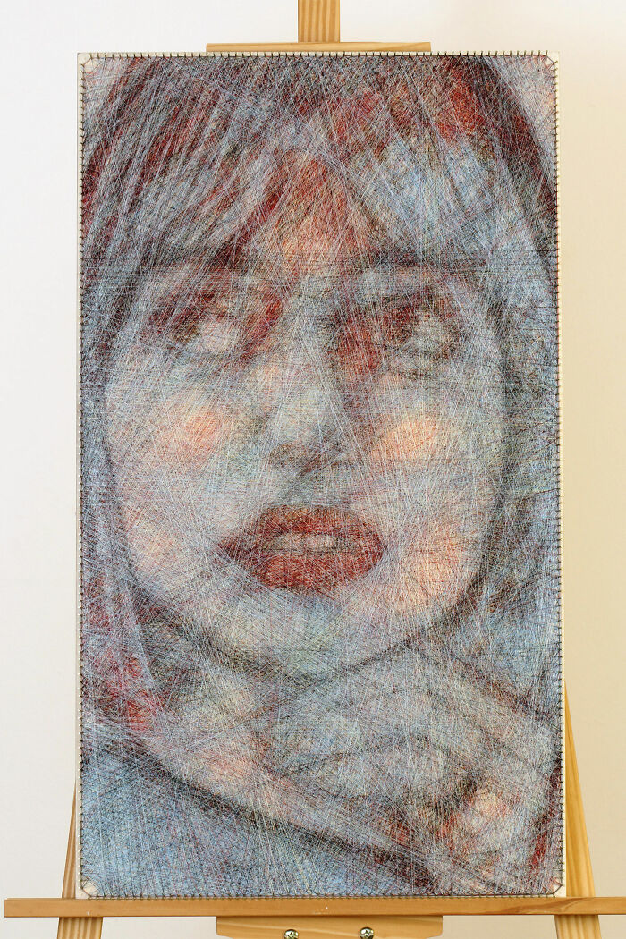 Portrait In Abstract Colors #1