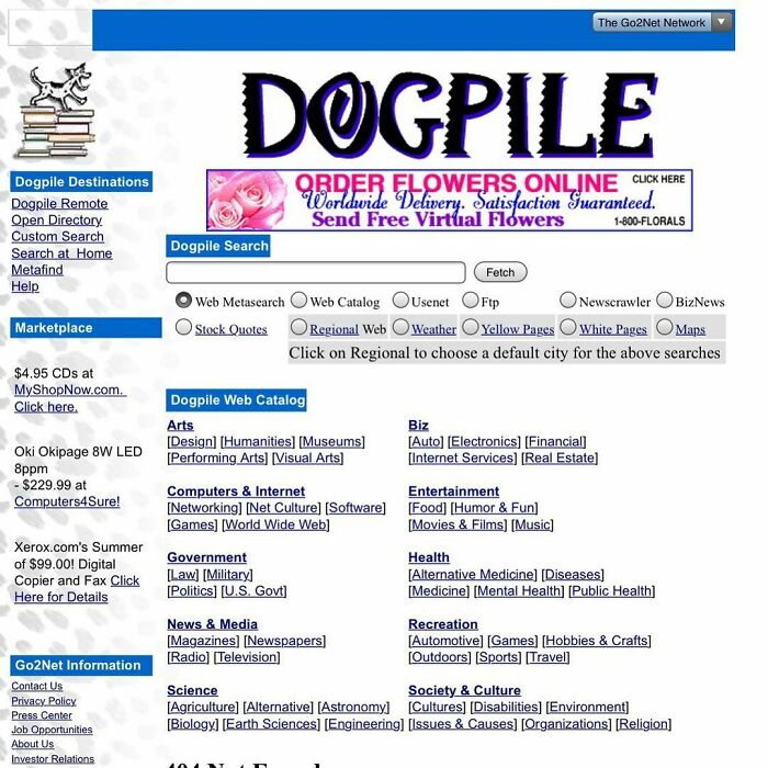 Dogpile Was One Of The More Obscure Search Engines Back In The 90s But I Did Know People Who Used Them. Have You Heard/Used Dogpile Before?