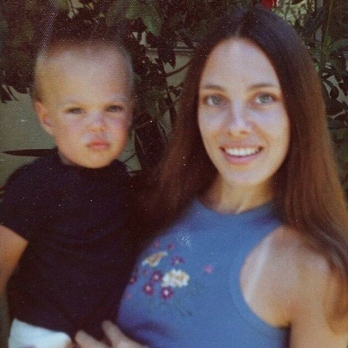 Marcheline Bertrand And Her Son James Haven