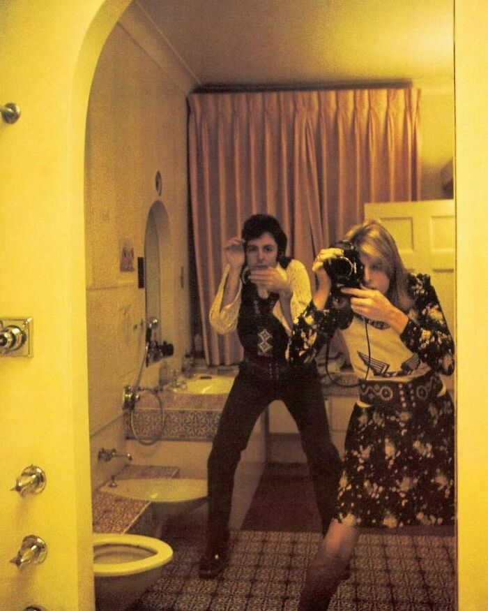 Paul And Linda Self-Portrait. London, 1970