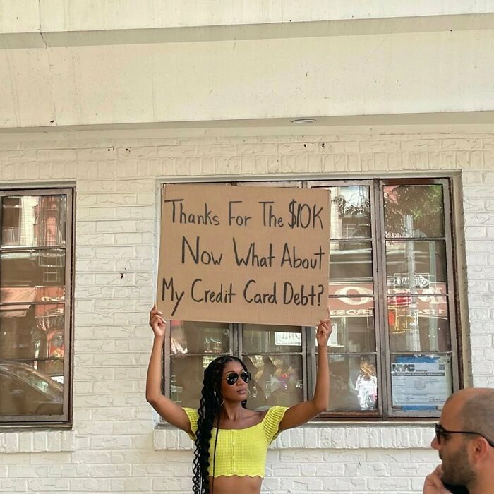 Funny-Dudette-With-Sign