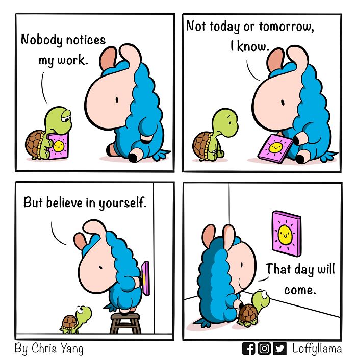 A comic about turtle and its work