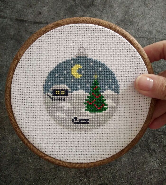 My Cross-Stitch Patterns For The Upcoming Holidays (14 Pics)