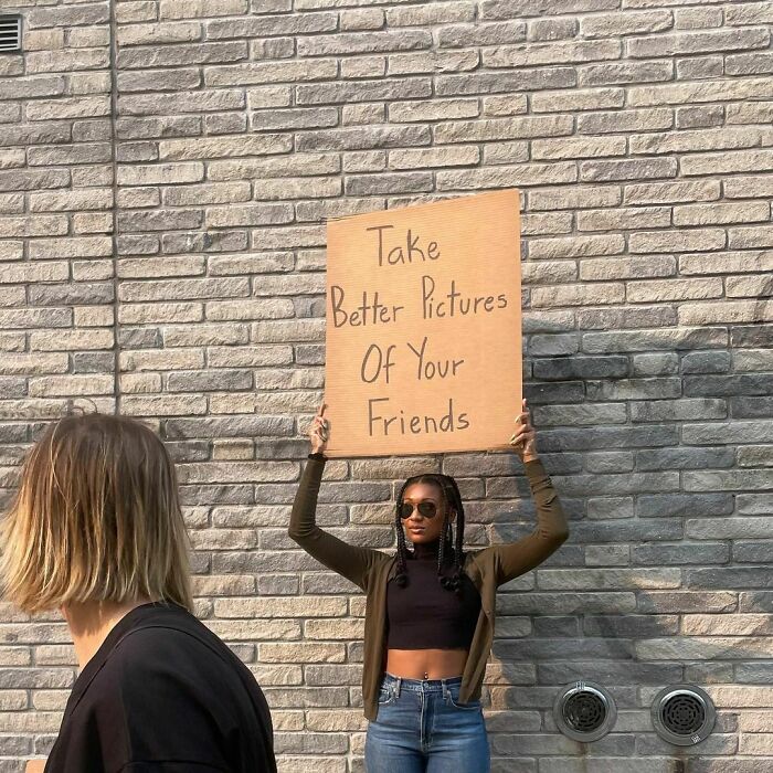 Funny-Dudette-With-Sign