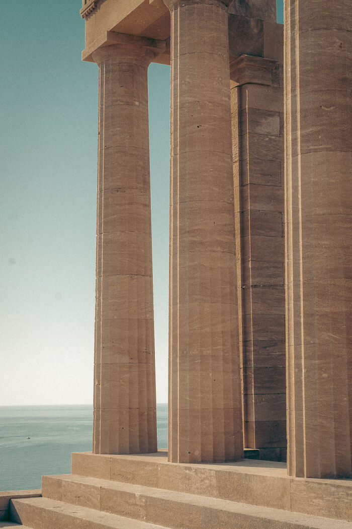 A Photograph Taken In Rhodes Island In Greece