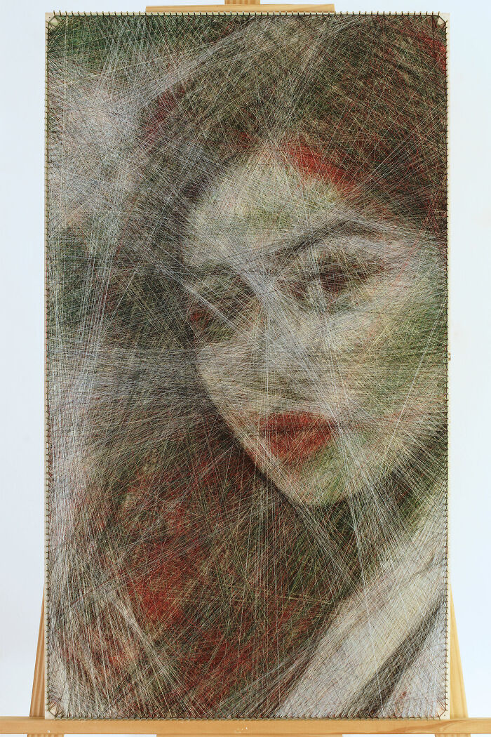 Portrait In Abstract Colors #4