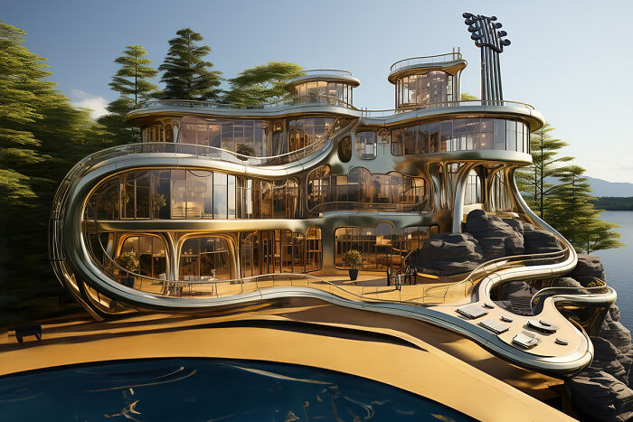 Electric Guitar Inspired Home