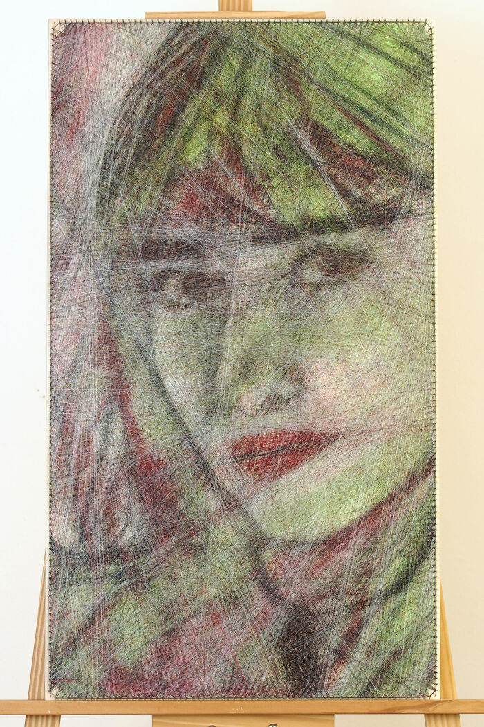 Portrait In Abstract Colors #2