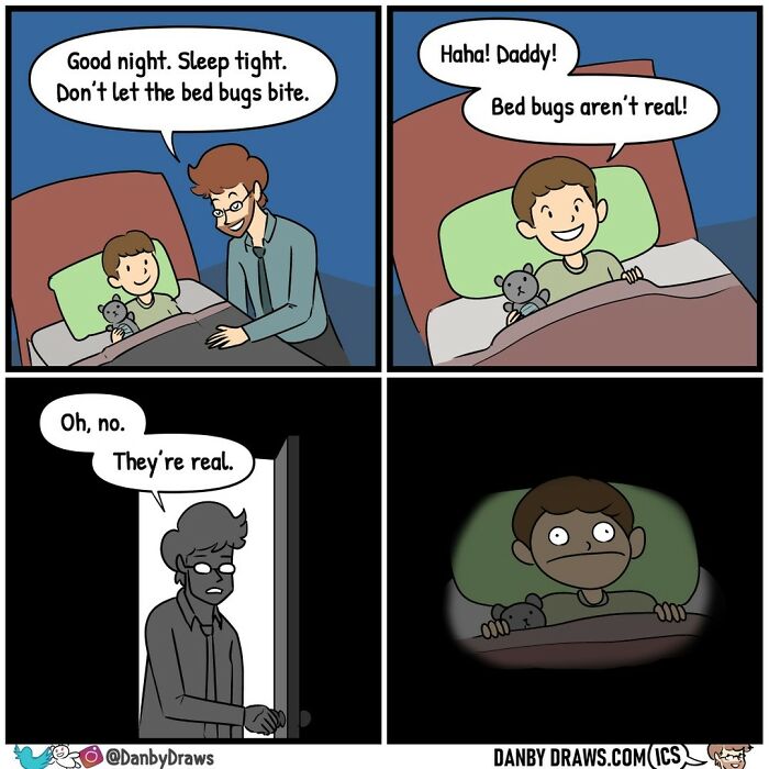 Funny comic about bed bugs