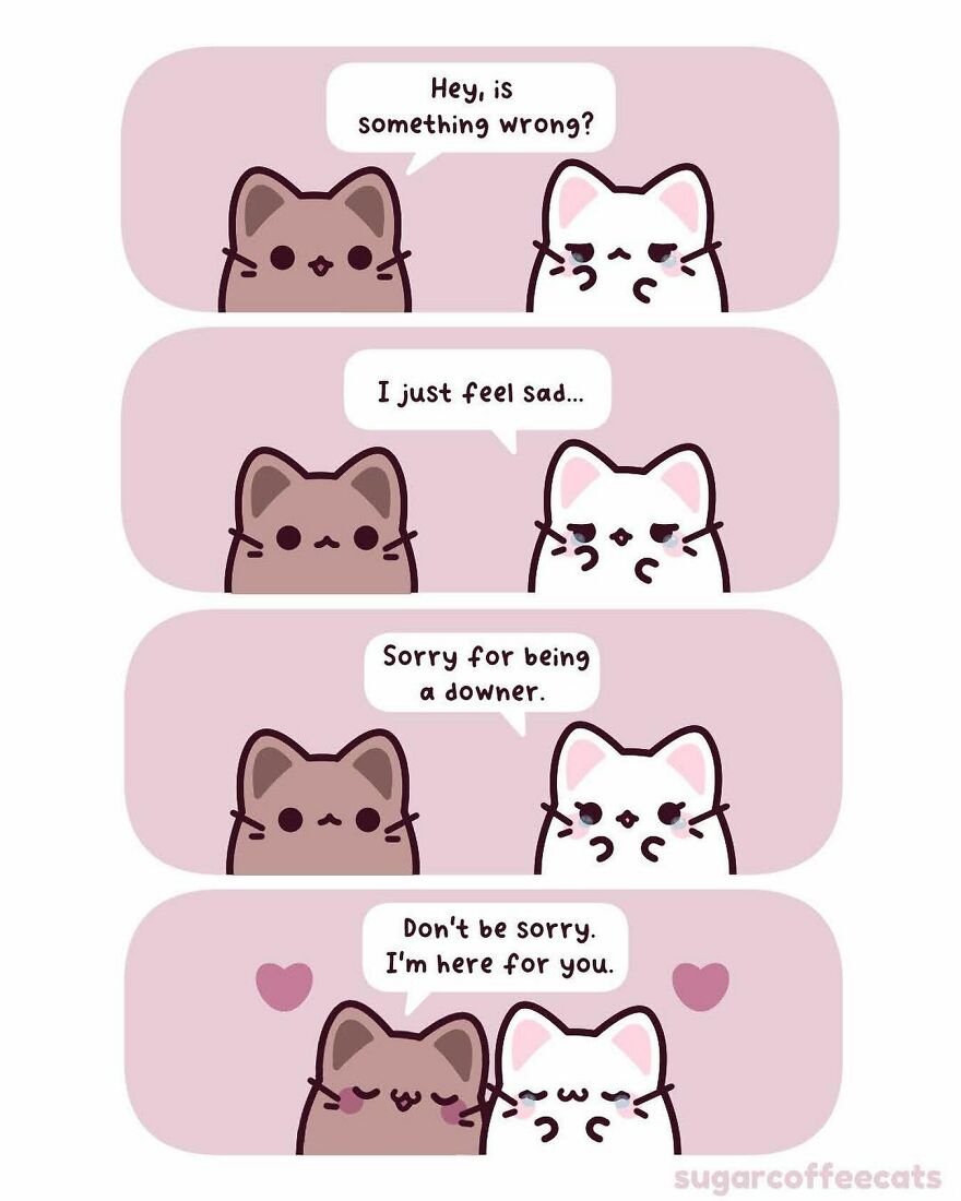 I Created These Cute Cat Comics To Find Joy In The World Again