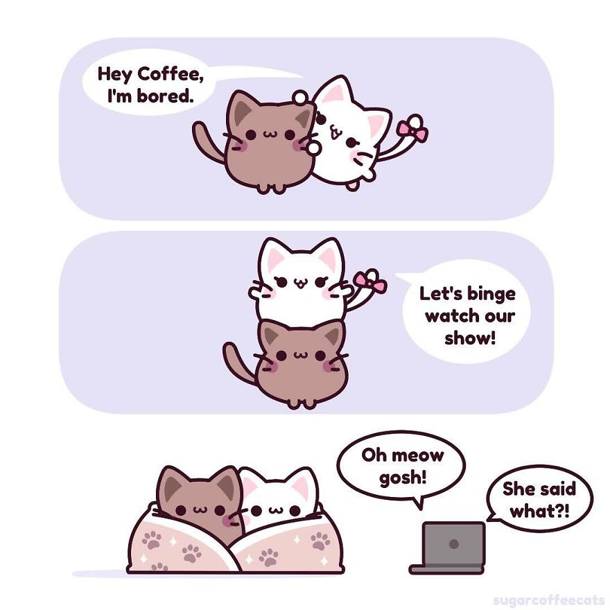 I Created These Cute Cat Comics To Find Joy In The World Again
