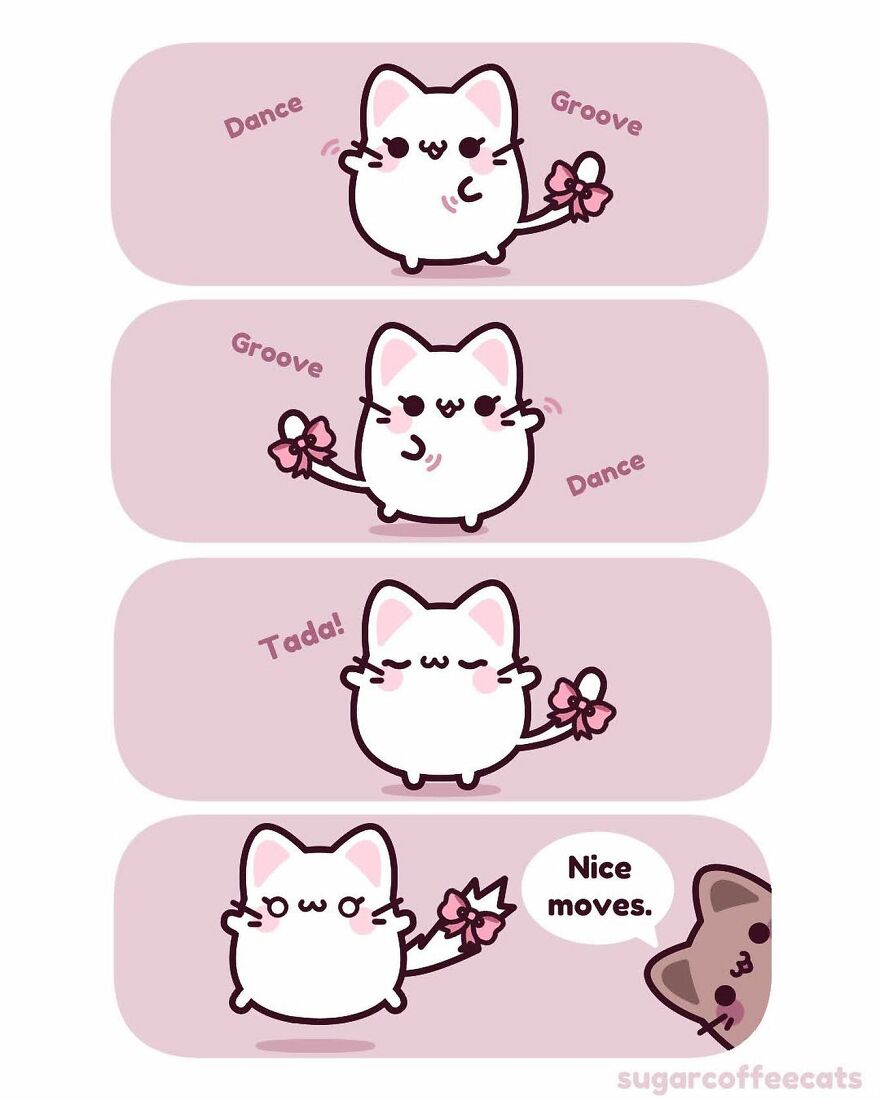 I Created These Cute Cat Comics To Find Joy In The World Again