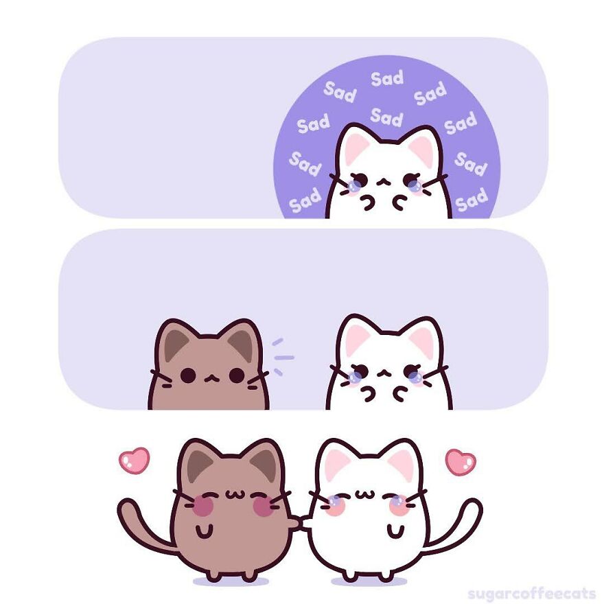 I Created These Cute Cat Comics To Find Joy In The World Again