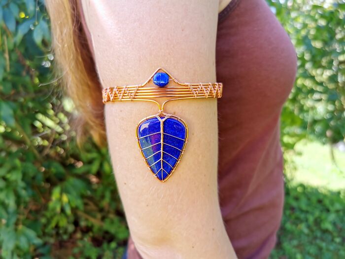 I Used Ten Meters Of Coated Copper Wire For This Elven Armlet